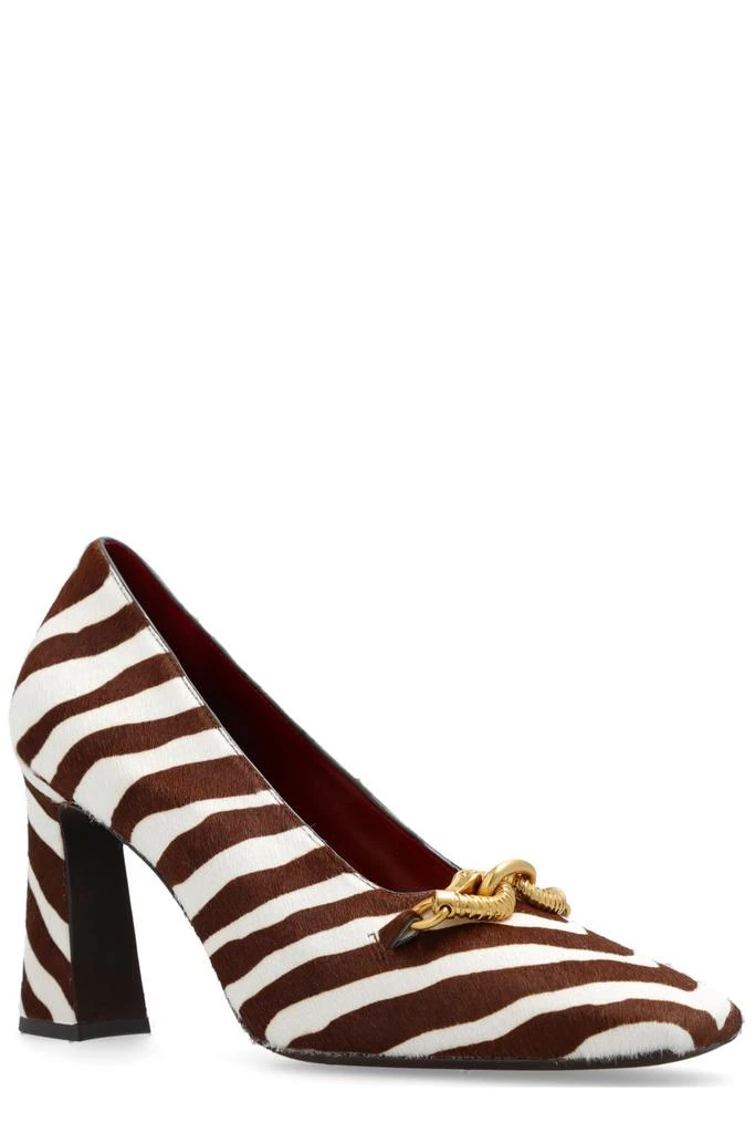 商品Tory Burch|Tory Burch Zebra-Print Square Toe Pumps,价格¥3163,第2张图片详细描述