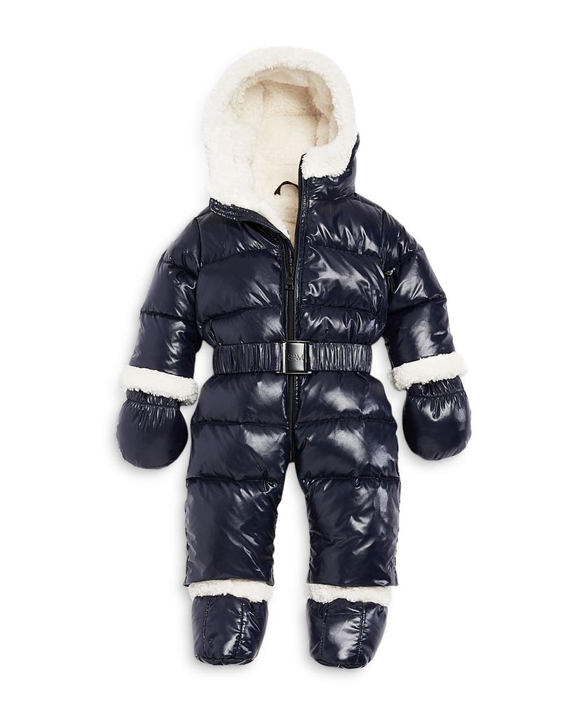 Unisex Blizzard Faux Shearling Puffer Snowsuit - Baby商品第1张图片规格展示