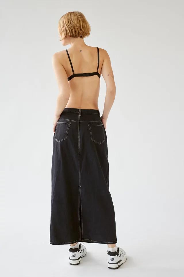 商品Urban Renewal|Urban Renewal Remade Overdyed Denim Maxi Skirt,价格¥418,第4张图片详细描述