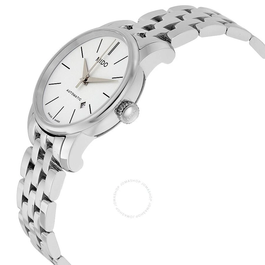 商品MIDO|Baroncelli Automatic White Dial Stainless Steel Ladies Watch M76004761,价格¥2079,第2张图片详细描述