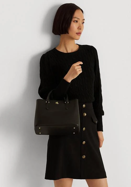 商品Ralph Lauren|Ralph Lauren Leather Small Marcy Satchel,价格¥2600,第2张图片详细描述