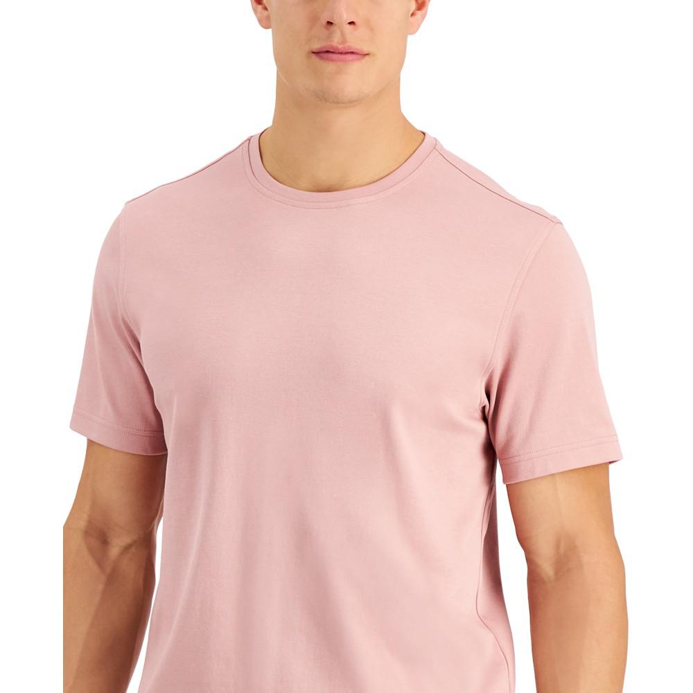 Men's Supima Crewneck T-Shirt, Created for Macy's商品第3张图片规格展示