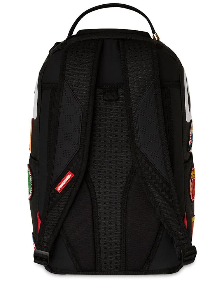 印花帆布双肩包 商品