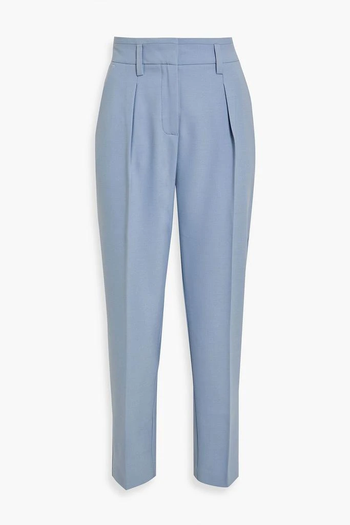 商品IRIS & INK|Claire pleated twill tapered pants,价格¥1034,第2张图片详细描述