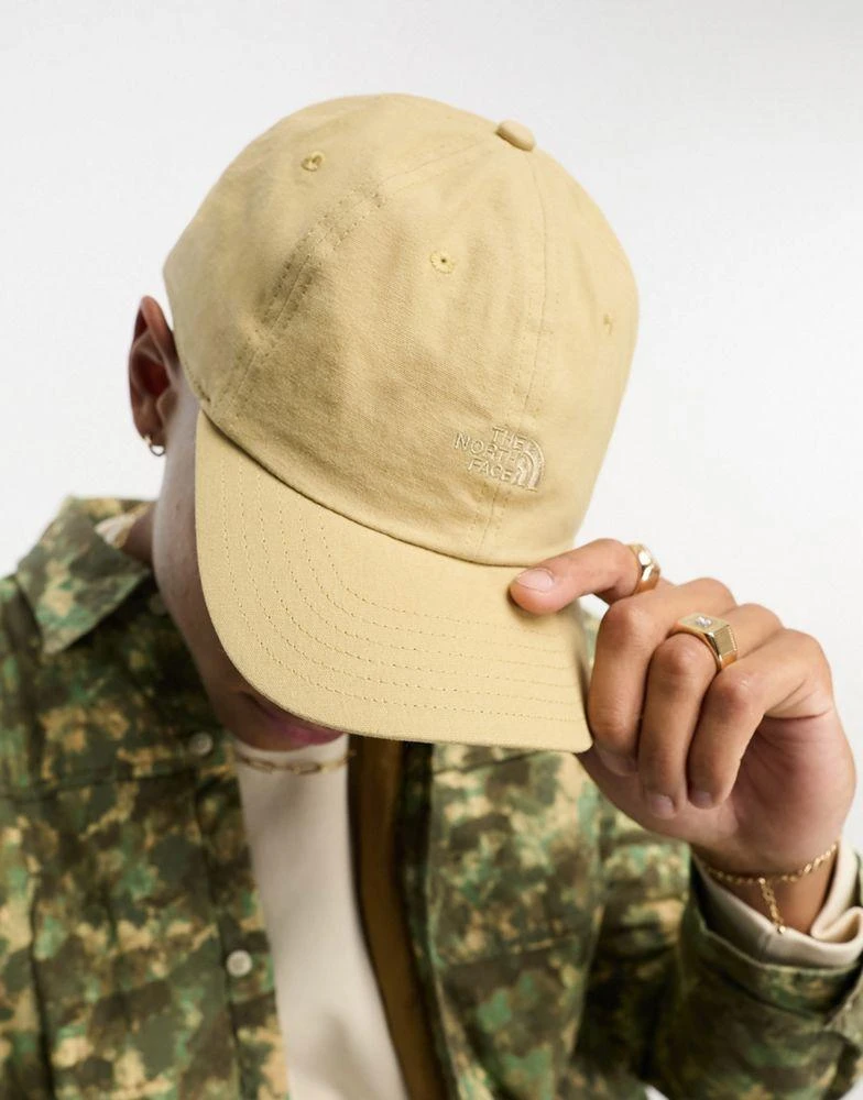 商品The North Face|The North Face Norm washed cotton cap in beige ,价格¥126,第1张图片