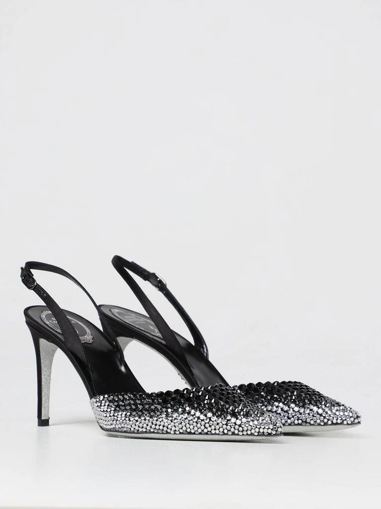 商品Rene Caovilla|Rene Caovilla Jackie slingbacks in smoked rhinestone crystals,价格¥10420,第2张图片详细描述