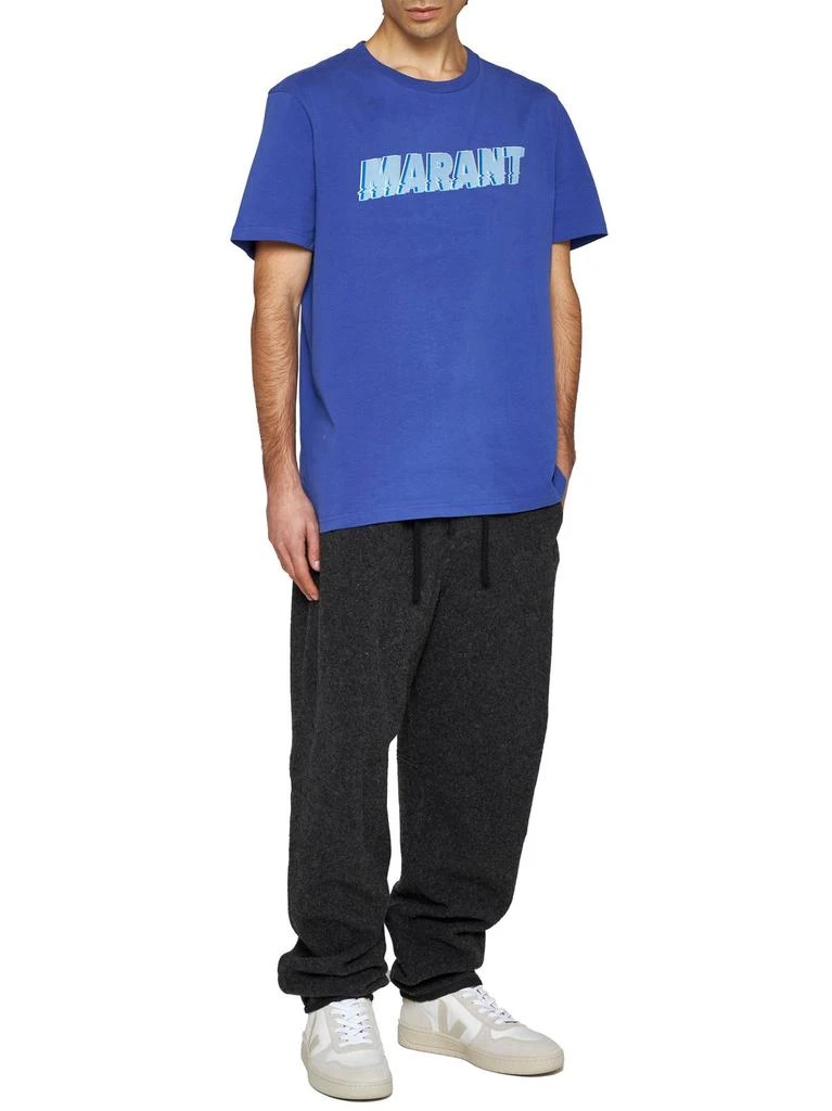 商品Isabel Marant|Isabel Marant Logo Printed Crewneck T-Shirt,价格¥605,第4张图片详细描述