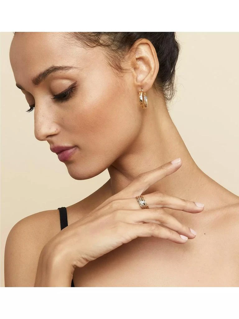 商品Oradina|14K Tricolor Gold Power Stack Ring,价格¥4013,第3张图片详细描述