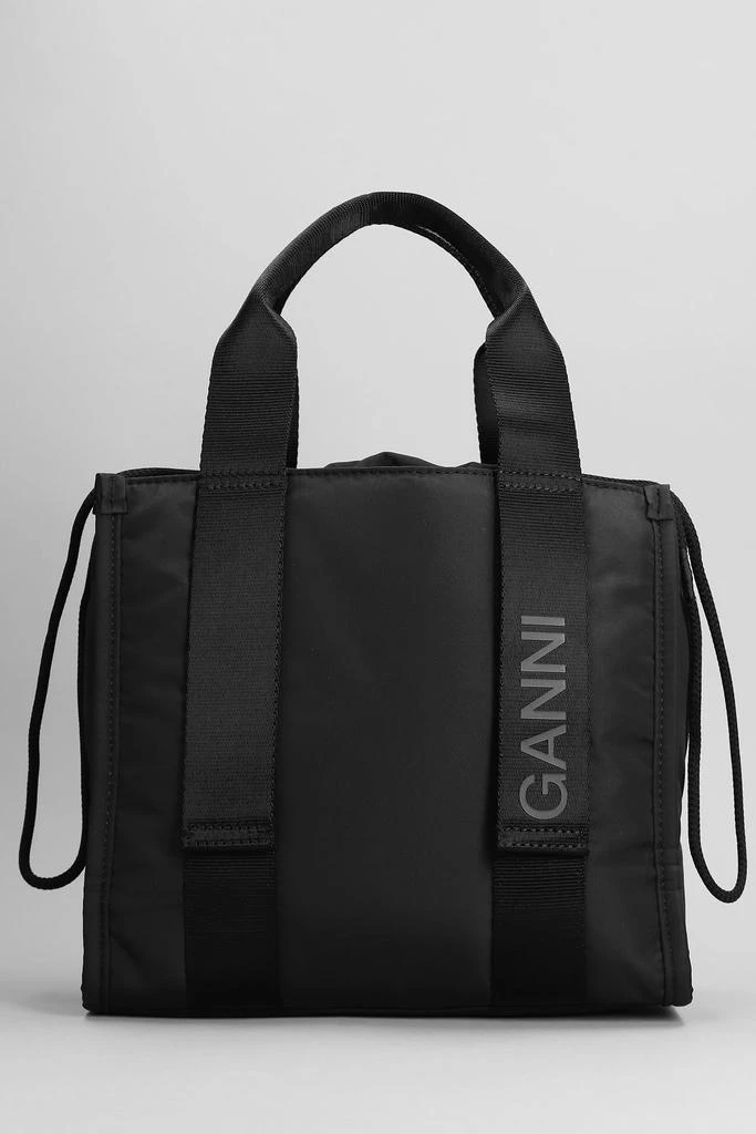 商品Ganni|Tote In Black Polyester,价格¥1876,第3张图片详细描述