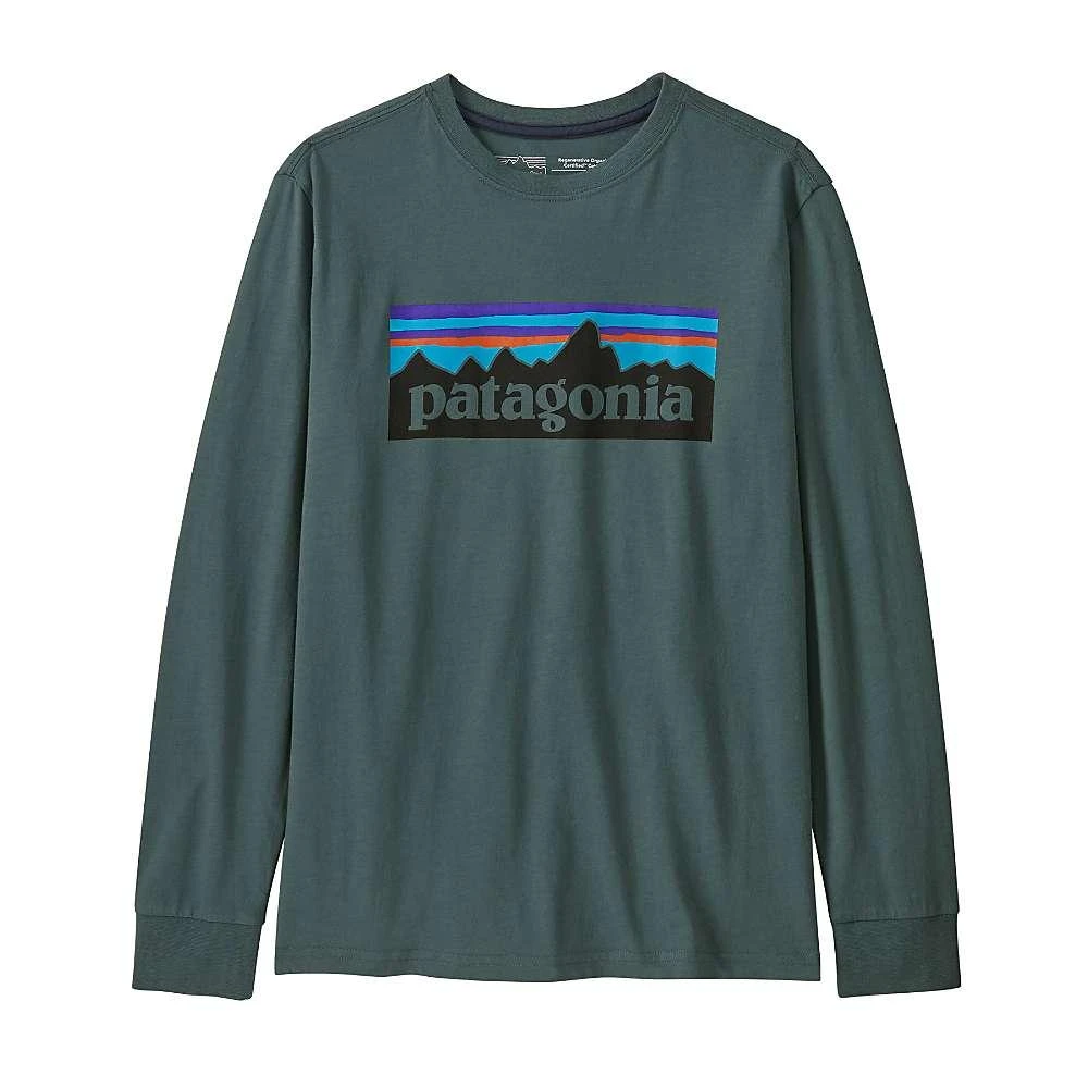 商品Patagonia|Patagonia Kids' Regenerative Organic Certified Cotton P-6 LS T-Shirt,价格¥322,第2张图片详细描述