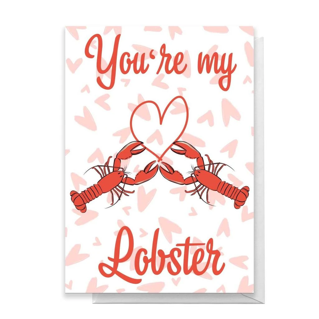 商品Original Hero|Friends Valentine's Lobster Greetings Card,价格¥34,第1张图片详细描述