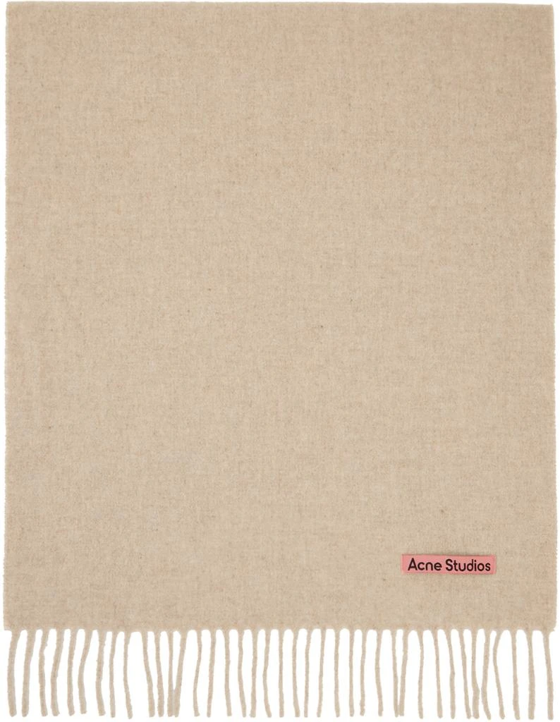 商品Acne Studios|Beige Fringe Scarf,价格¥1342,第1张图片