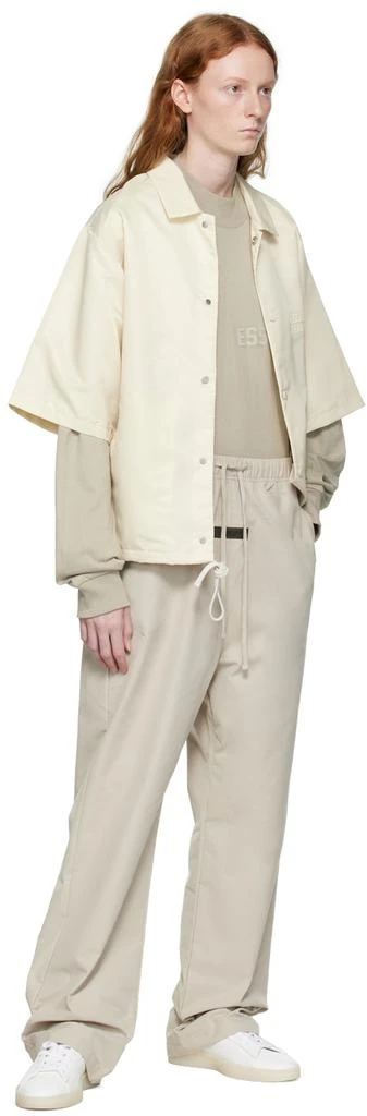 商品Essentials|Gray Cotton Long Sleeve T-Shirt,价格¥260,第4张图片详细描述