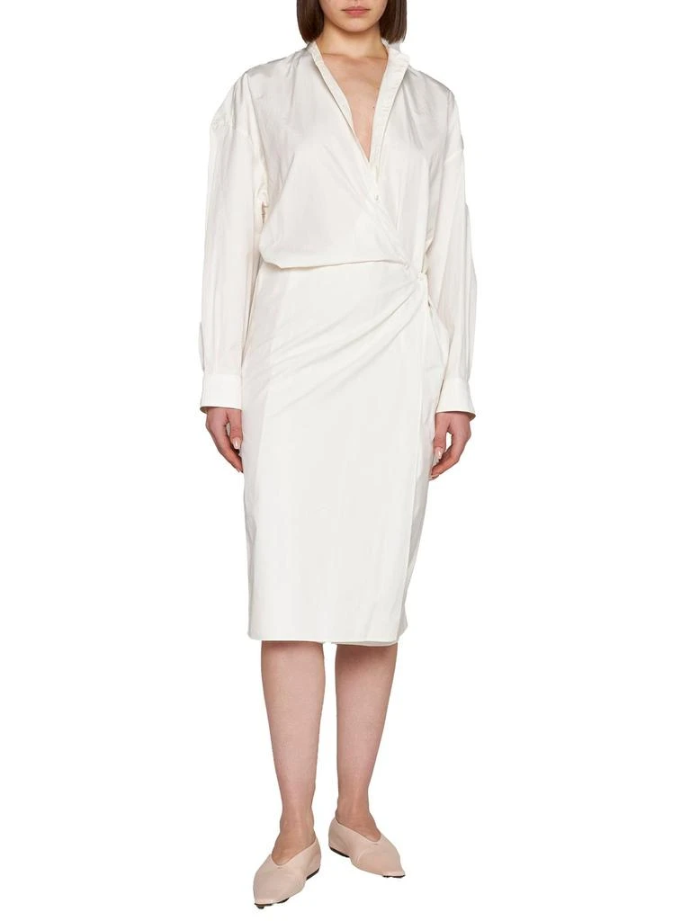 商品Lemaire|Lemaire Long-Sleeved Wrapped Dress,价格¥2517,第2张图片详细描述
