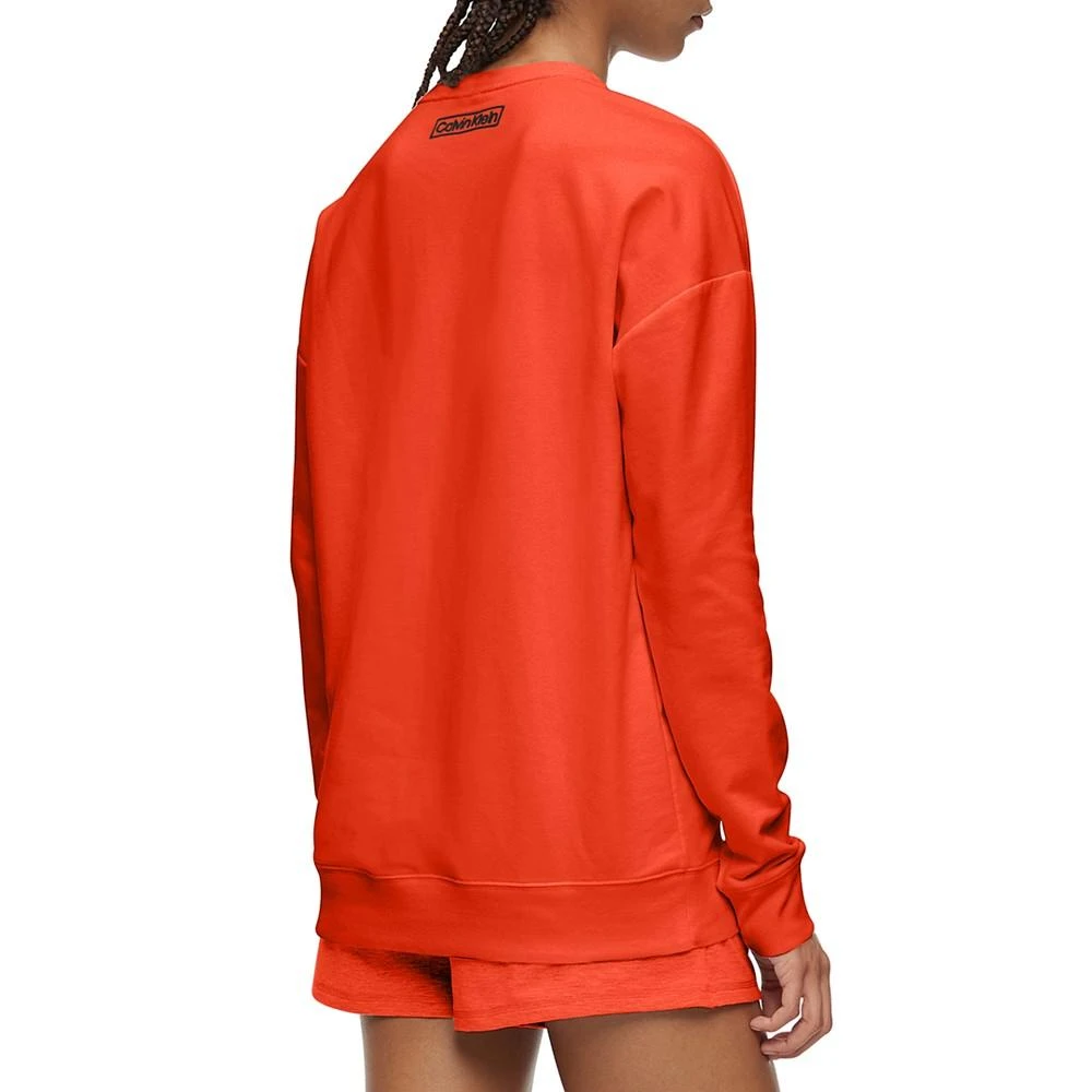 商品Calvin Klein|Women's Reimagined Heritage Lounge Long-Sleeve Sweatshirt,价格¥246,第2张图片详细描述