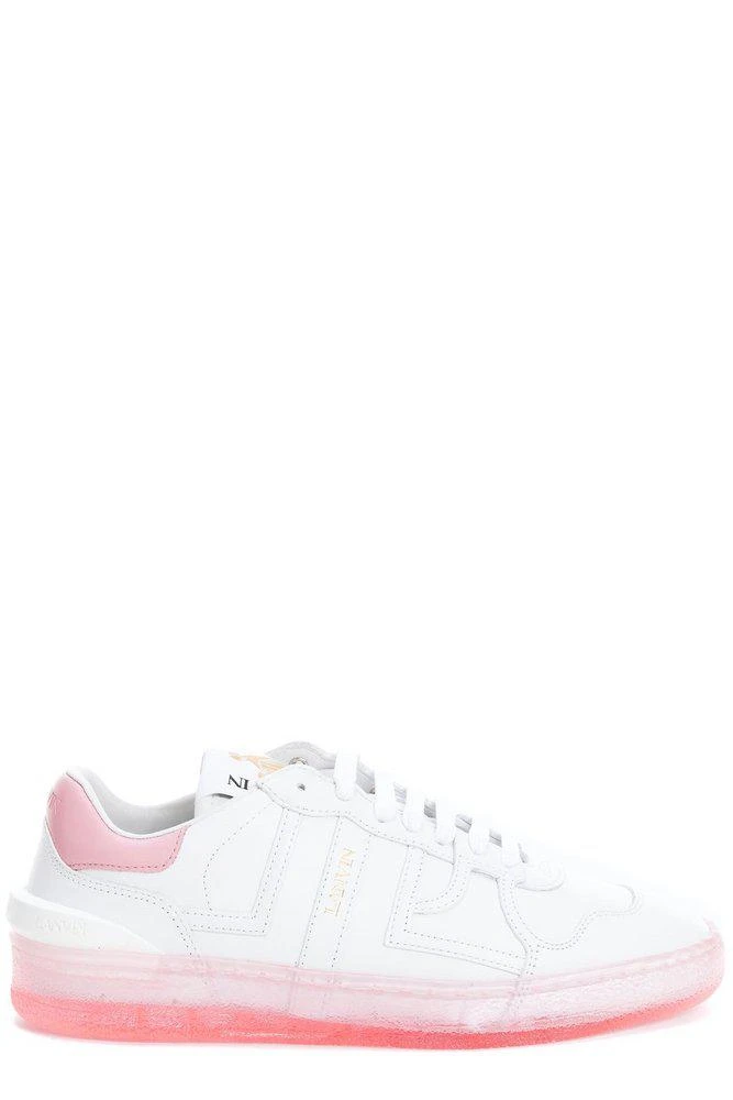 商品Lanvin|Lanvin Clay Panelled Lace-Up Sneakers,价格¥2223,第1张图片