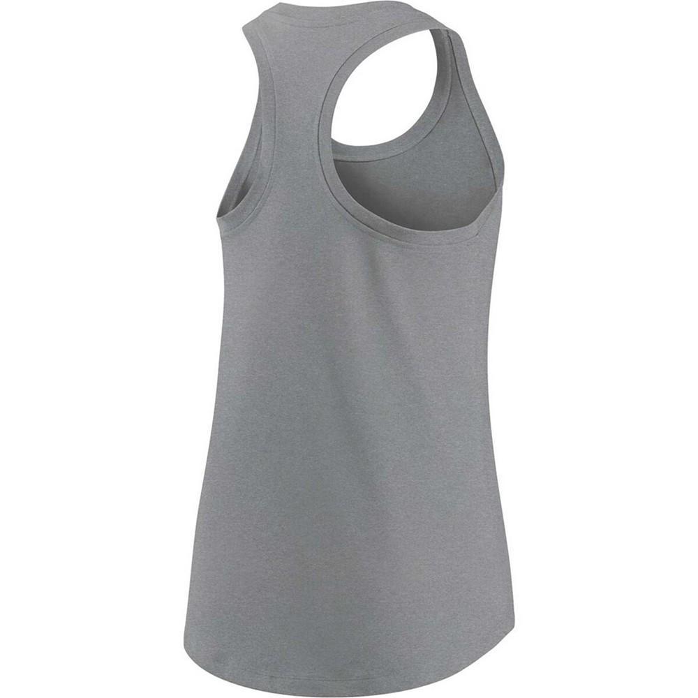 商品NIKE|Women's Heather Charcoal Washington Football Team Scoop Neck Racerback Performance Tank Top,价格¥199,第5张图片详细描述