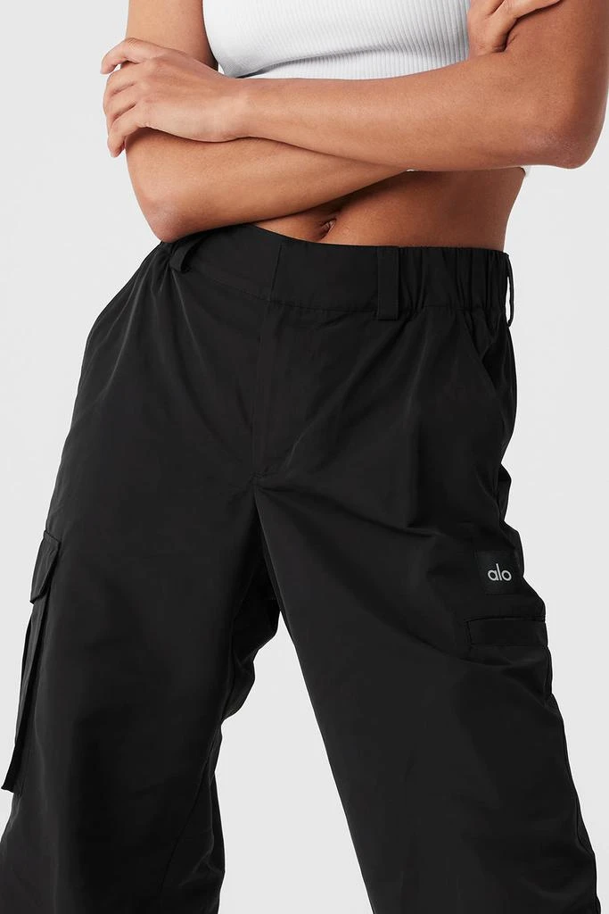 商品Alo|High-Waist Break Line Jogger - Black,价格¥672,第5张图片详细描述