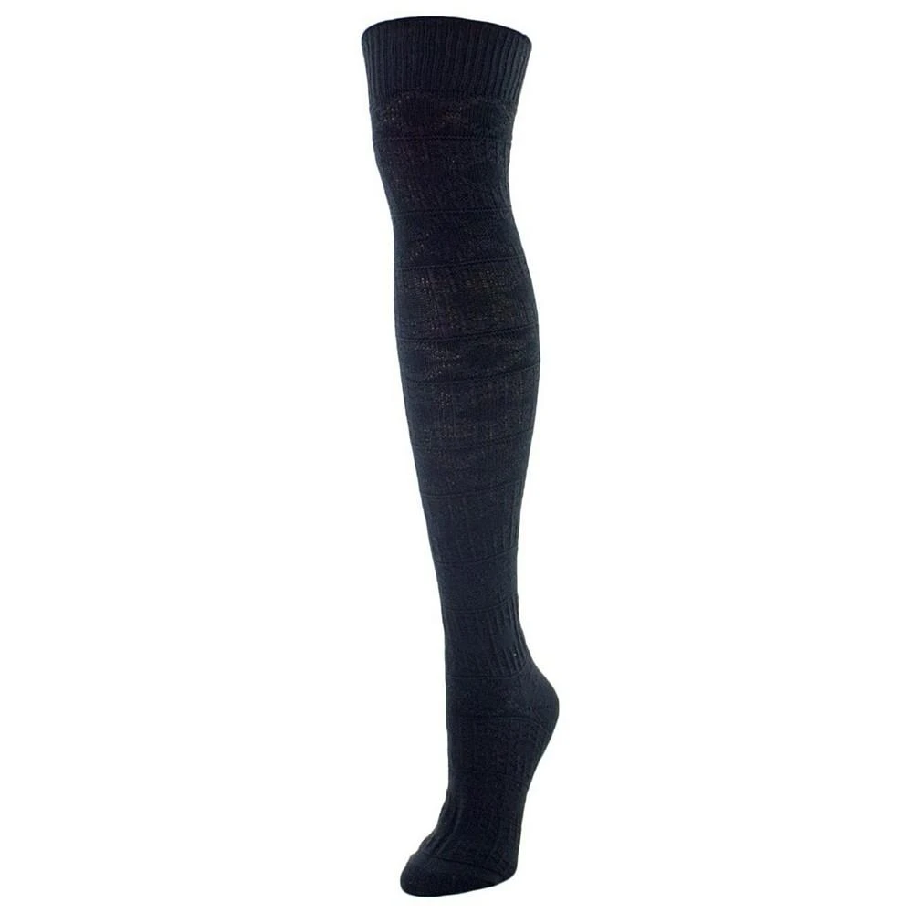 商品Memoi|Women's Crochet Multi Over The Knee Socks,价格¥133,第1张图片