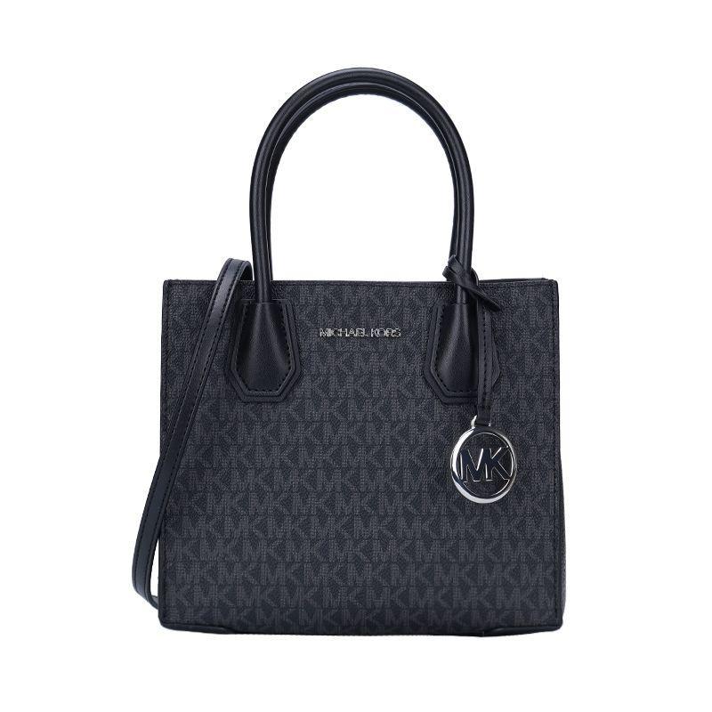 商品Michael Kors|美国直邮Michael Kors 奥莱 MERCER 中号PVC女士单肩斜挎手提包,价格¥2162,第1张图片