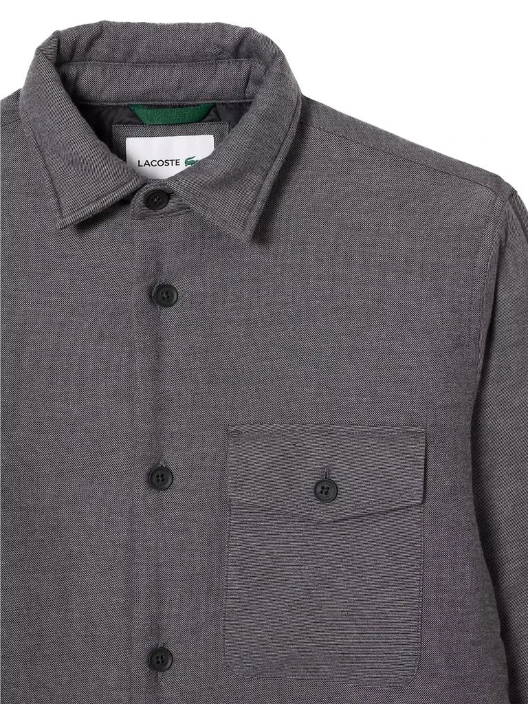 商品Lacoste|Long-Sleeve Cotton Overshirt,价格¥732,第2张图片详细描述