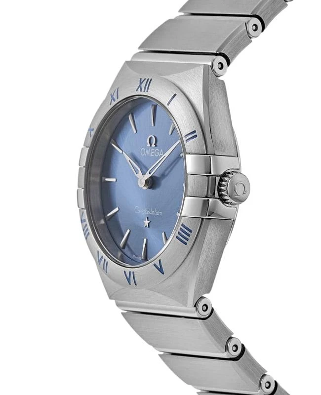 商品Omega|Omega Constellation Quartz 28 MM Blue Dial Steel Women's Watch 131.10.28.60.03.001,价格¥23213,第3张图片详细描述