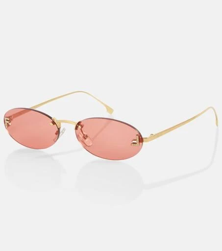 商品Fendi|Fendi First oval sunglasses,价格¥4382,第4张图片详细描述