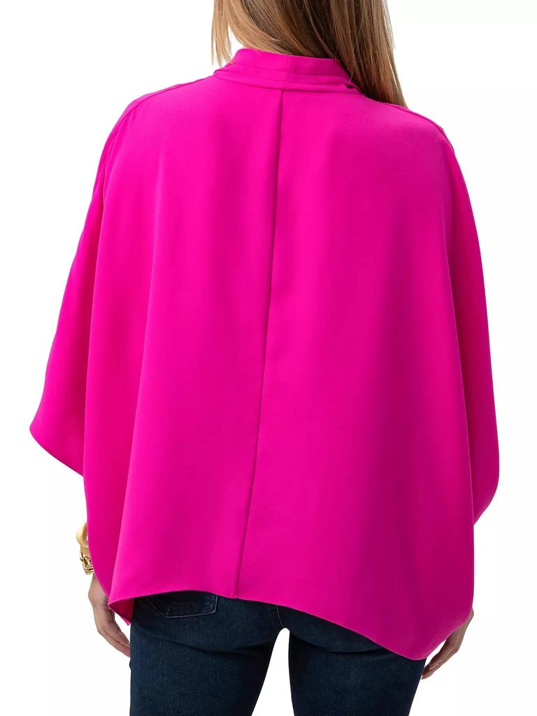 商品Trina Turk|Concourse Satin-Back Crepe Top,价格¥1471,第3张图片详细描述