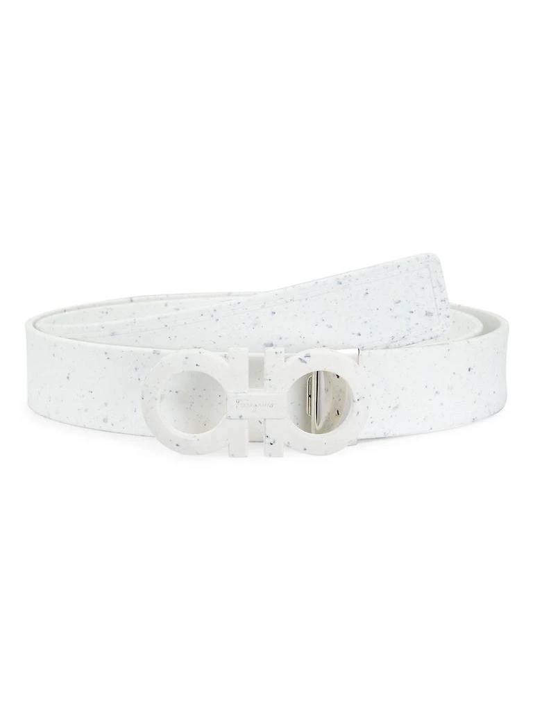 商品Salvatore Ferragamo|Adjustable Gancini Speckled Buckle Belt,价格¥1876,第1张图片