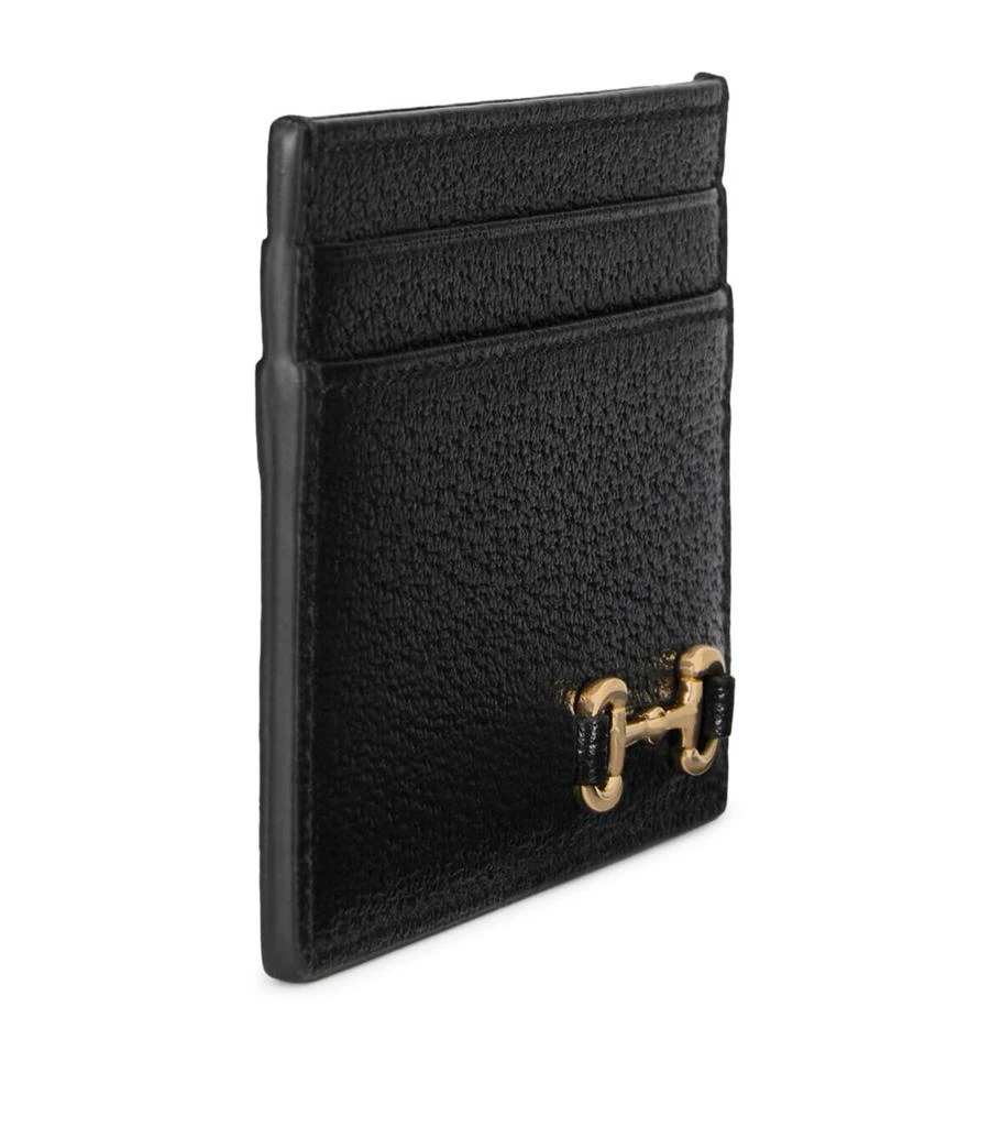 商品Gucci|Leather Horsebit Card Holder,价格¥2285,第3张图片详细描述
