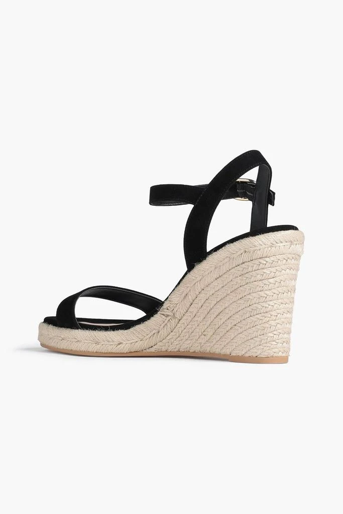 商品Stuart Weitzman|Teddi suede espadrille wedge sandals,价格¥587,第3张图片详细描述