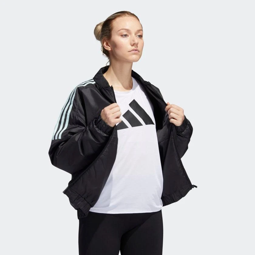 商品Adidas|Women's adidas  x Peloton Bomber Jacket,价格¥454,第4张图片详细描述