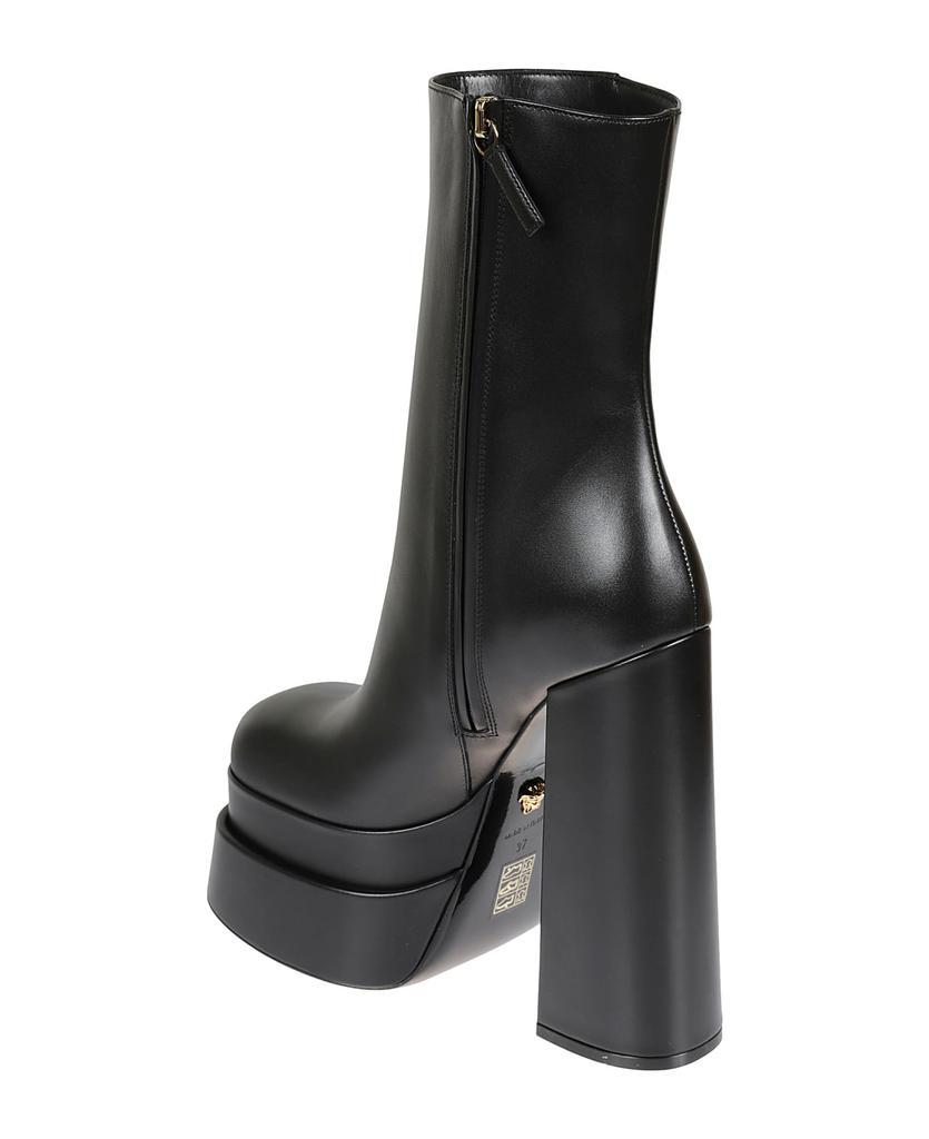 商品Versace|Side Zipped Wedge Boots,价格¥6881,第5张图片详细描述