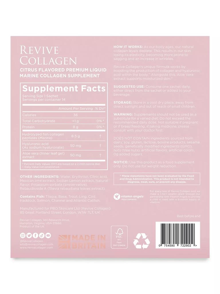 商品Revive Collagen|Revive Collagen (8,500mgs) 14-Day Set,价格¥368,第2张图片详细描述