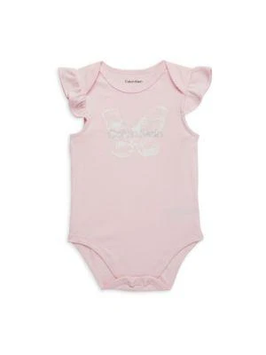 商品Calvin Klein|Baby Girl’s 3-Piece Butterfly Bodysuit & Leggings Set,价格¥120,第4张图片详细描述