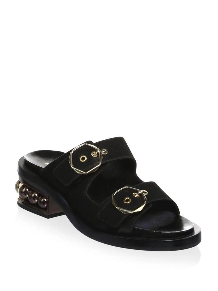 商品Nicholas Kirkwood|Nicholas Kirkwood - Casati Pearl Two-Strap Sandals,价格¥1663,第1张图片