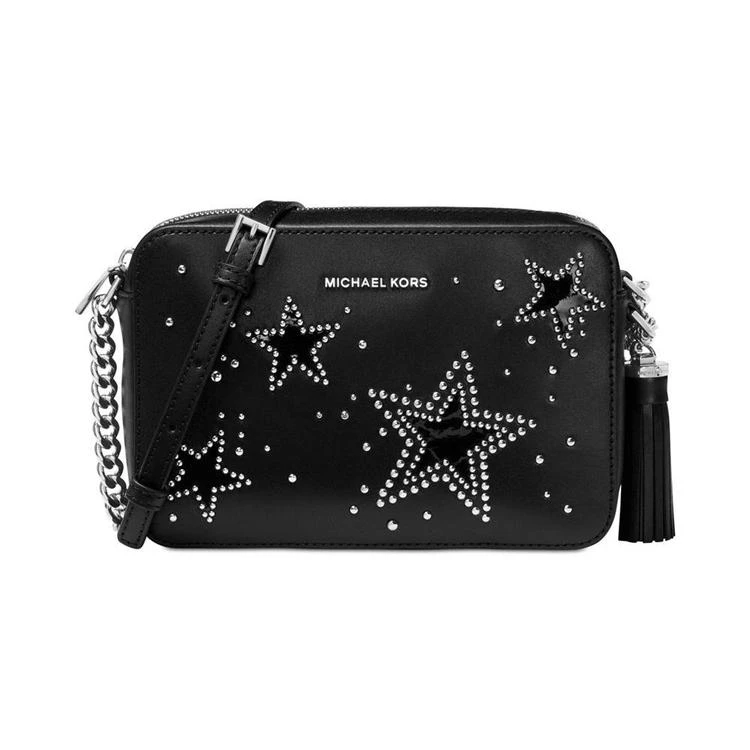 商品Michael Kors|Ginny 星星设计真皮中号相机包,价格¥415,第1张图片