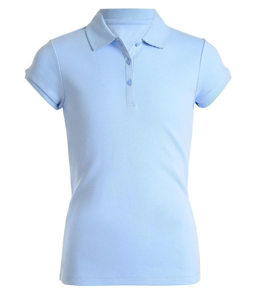 商品Nautica|Girls' School Uniform Short Sleeve Pique Polo,价格¥98,第1张图片