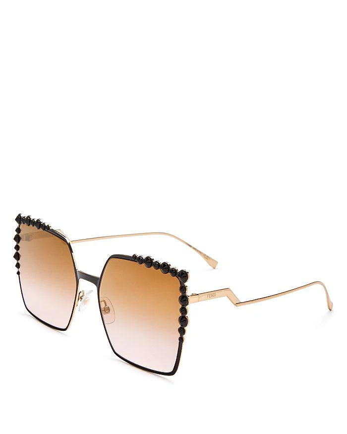 商品Fendi|Women's Embellished Oversized Square Sunglasses, 60mm,价格¥4373,第3张图片详细描述