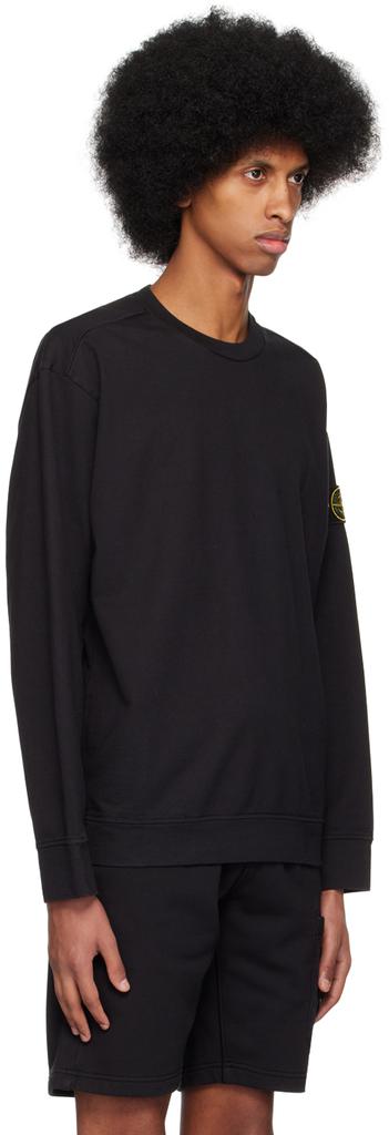 Black Patch Long Sleeve T-Shirt商品第2张图片规格展示