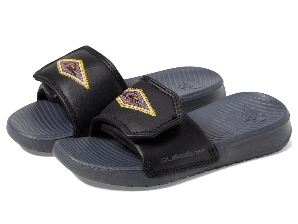 商品Quiksilver|Quiksilver Kids Bright Coast Adjust Slide Sandal (Toddler/Little Kid/Big Kid),价格¥143,第1张图片