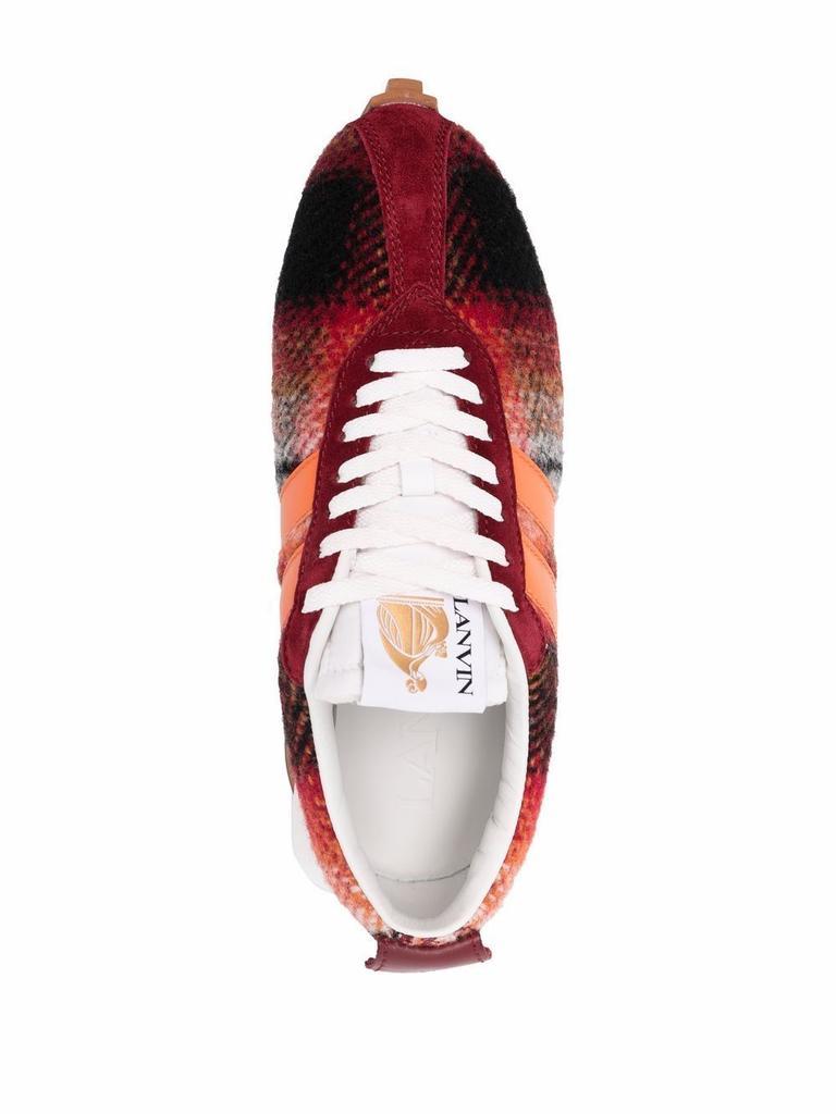 商品Lanvin|Lanvin Men's  Red Wool Sneakers,价格¥4072,第6张图片详细描述