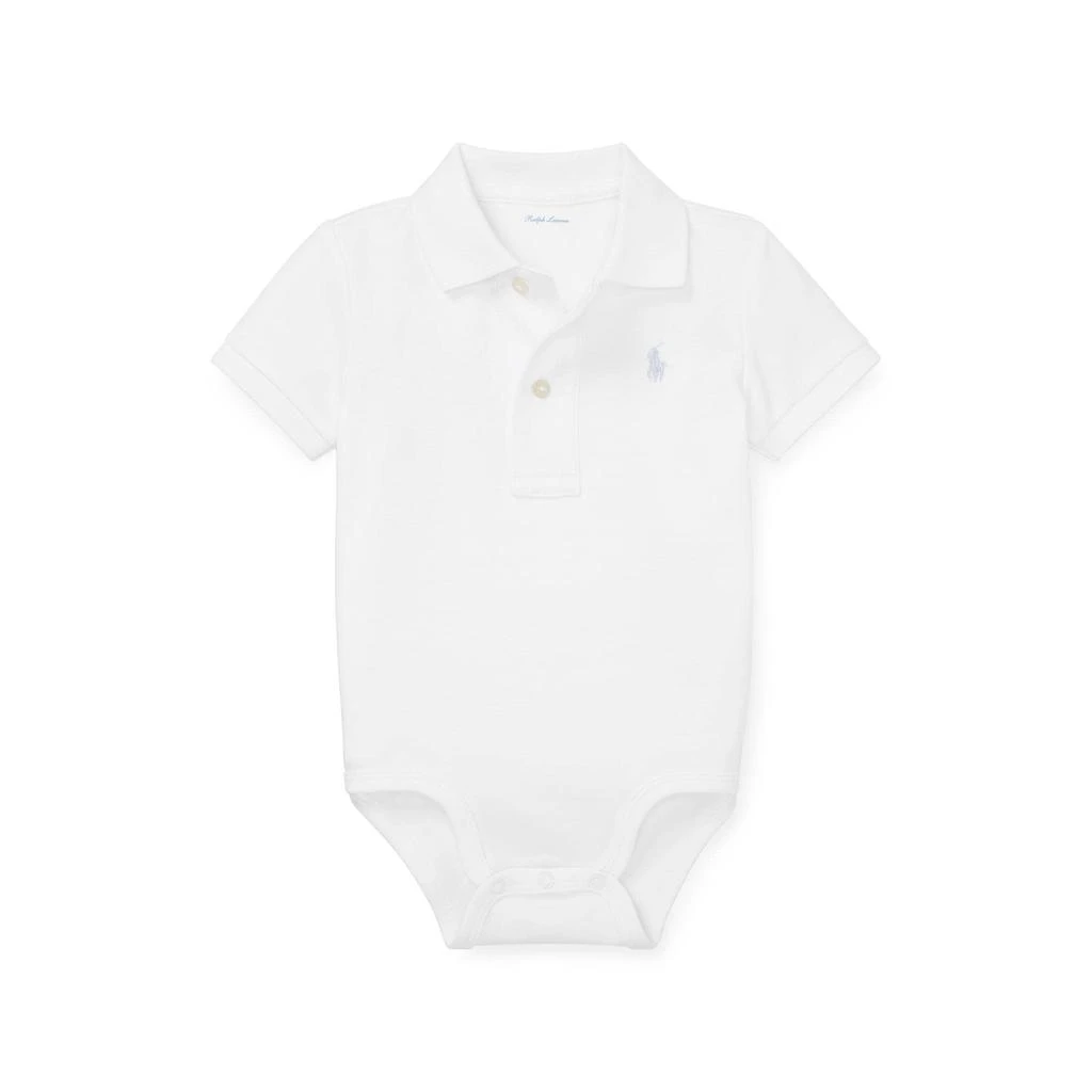 商品Ralph Lauren|Soft Cotton Polo Bodysuit (Infant),价格¥222,第1张图片