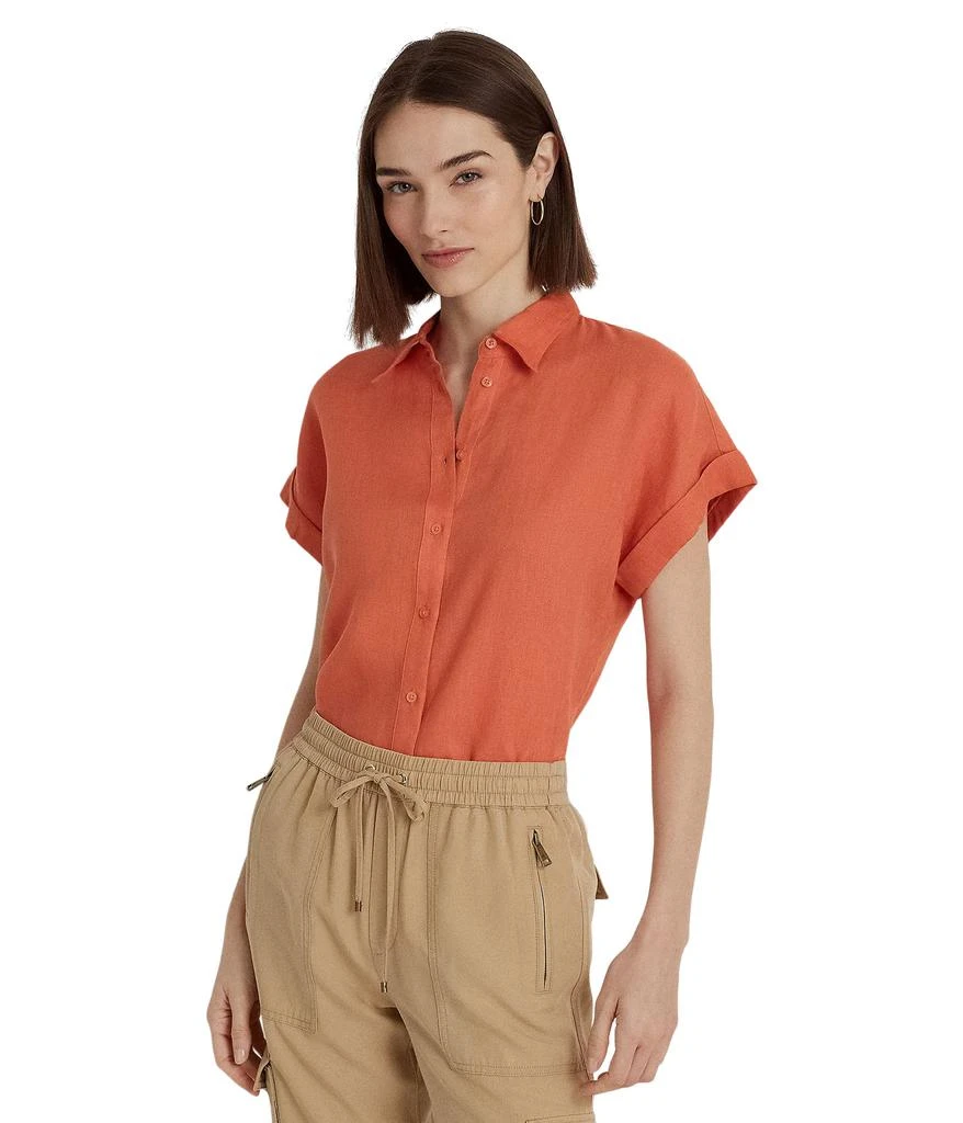 商品Ralph Lauren|Linen Dolman Sleeve Shirt,价格¥550-¥733,第1张图片