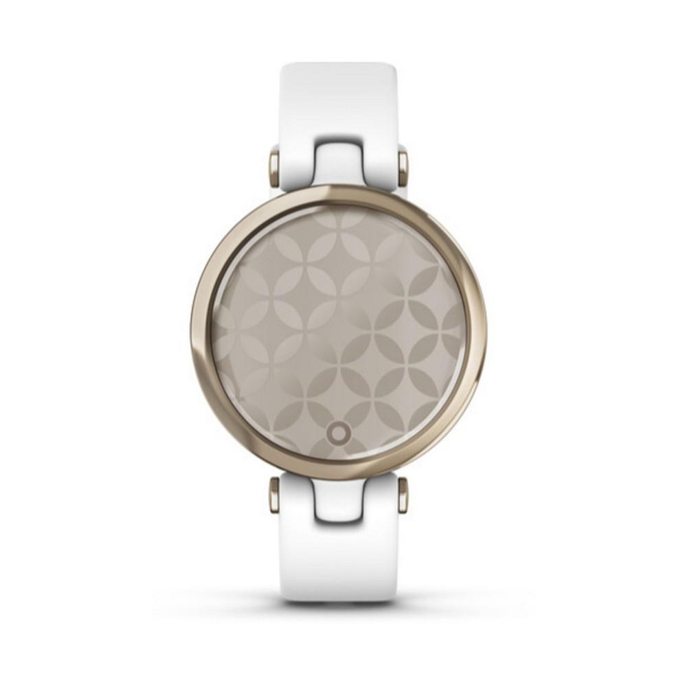 Unisex Lily Metal Hazel White Silicone Strap Smart Watch 34.5mm商品第3张图片规格展示