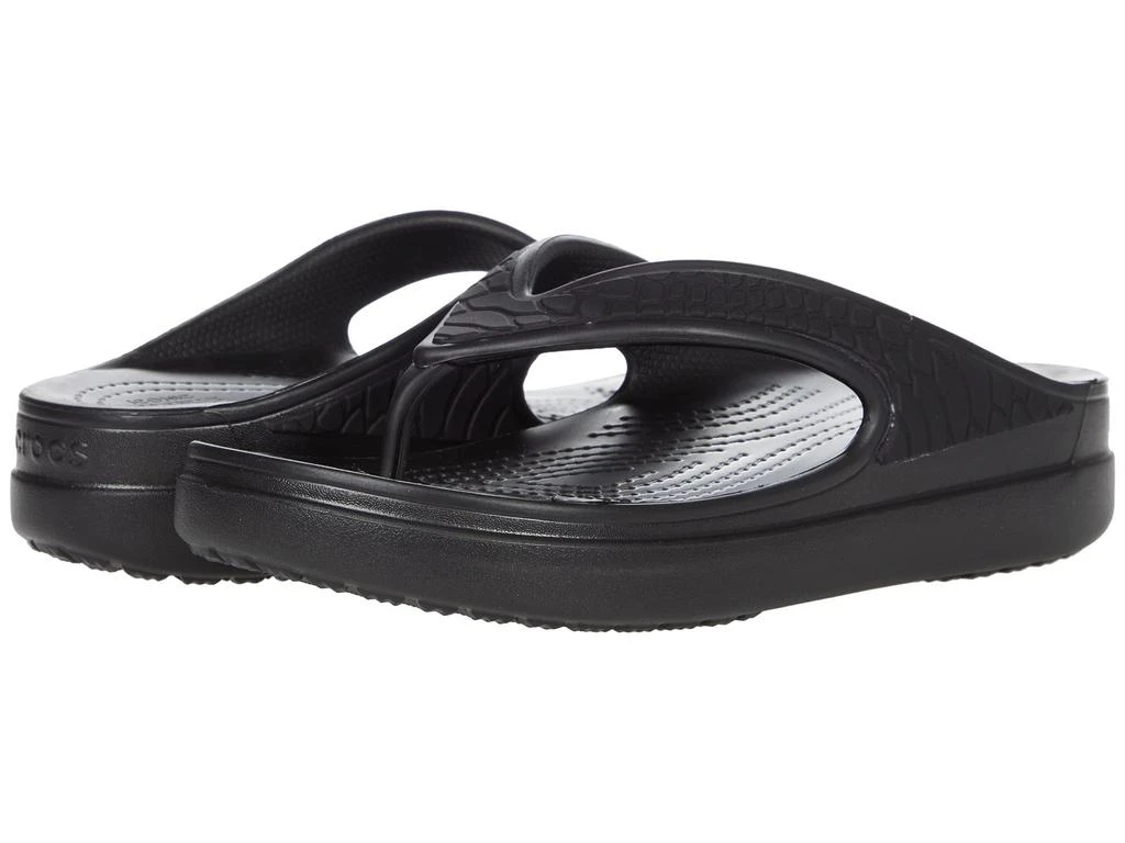 商品Crocs|Sloane Snake Wedge Flip,价格¥300,第1张图片