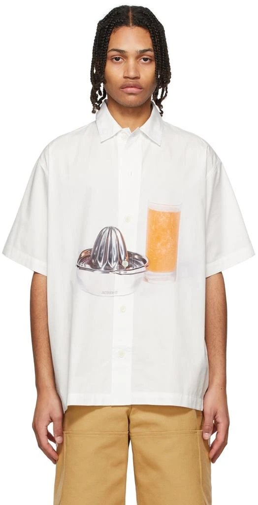 商品Jacquemus|White 'La Chemise Moisson' Shirt,价格¥944,第1张图片