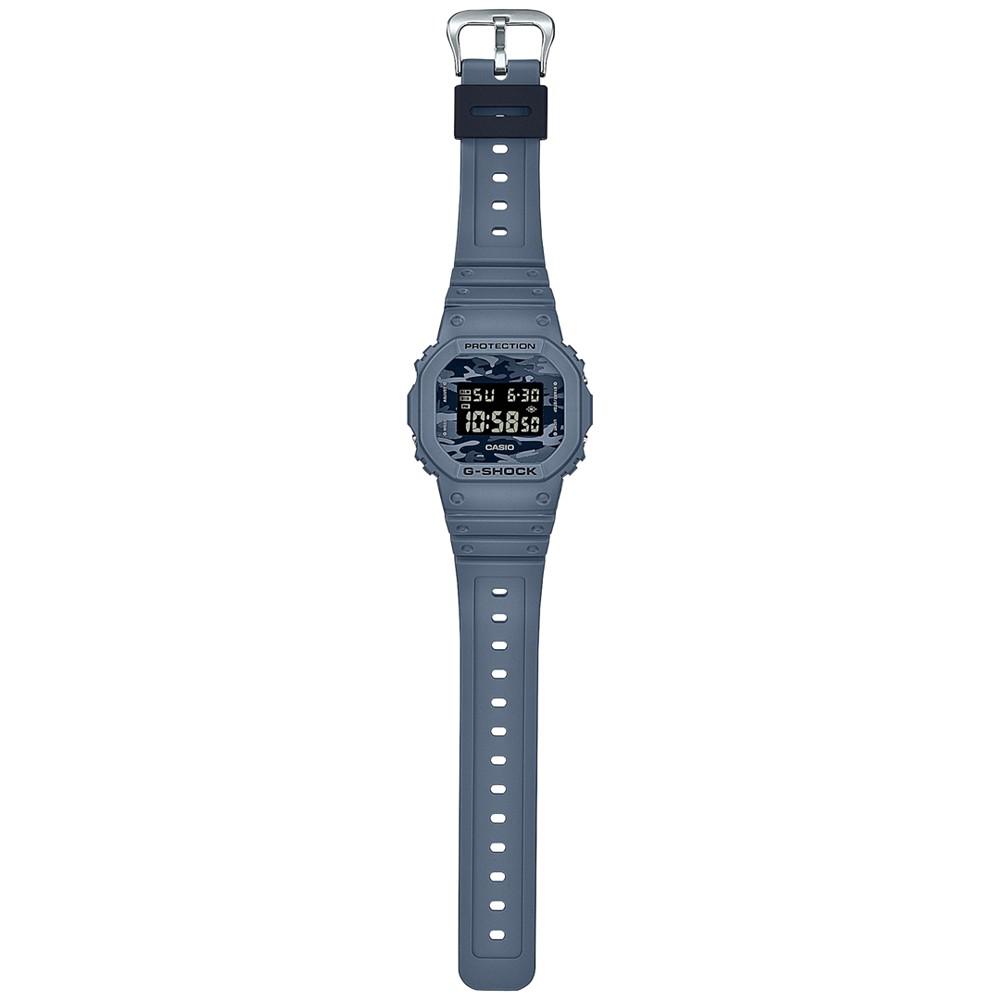 Men's Digital Blue Resin Strap Watch 43mm DW5600CA-2商品第3张图片规格展示