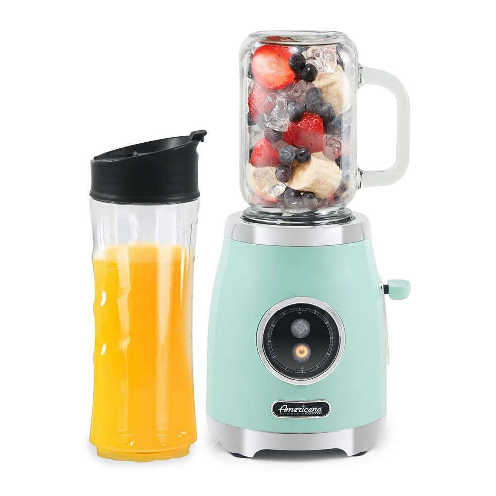 商品Elite Gourmet|2 Cup Mason Jar Personal Smoothie Blender with Sports Bottle, 300W,价格¥484,第1张图片
