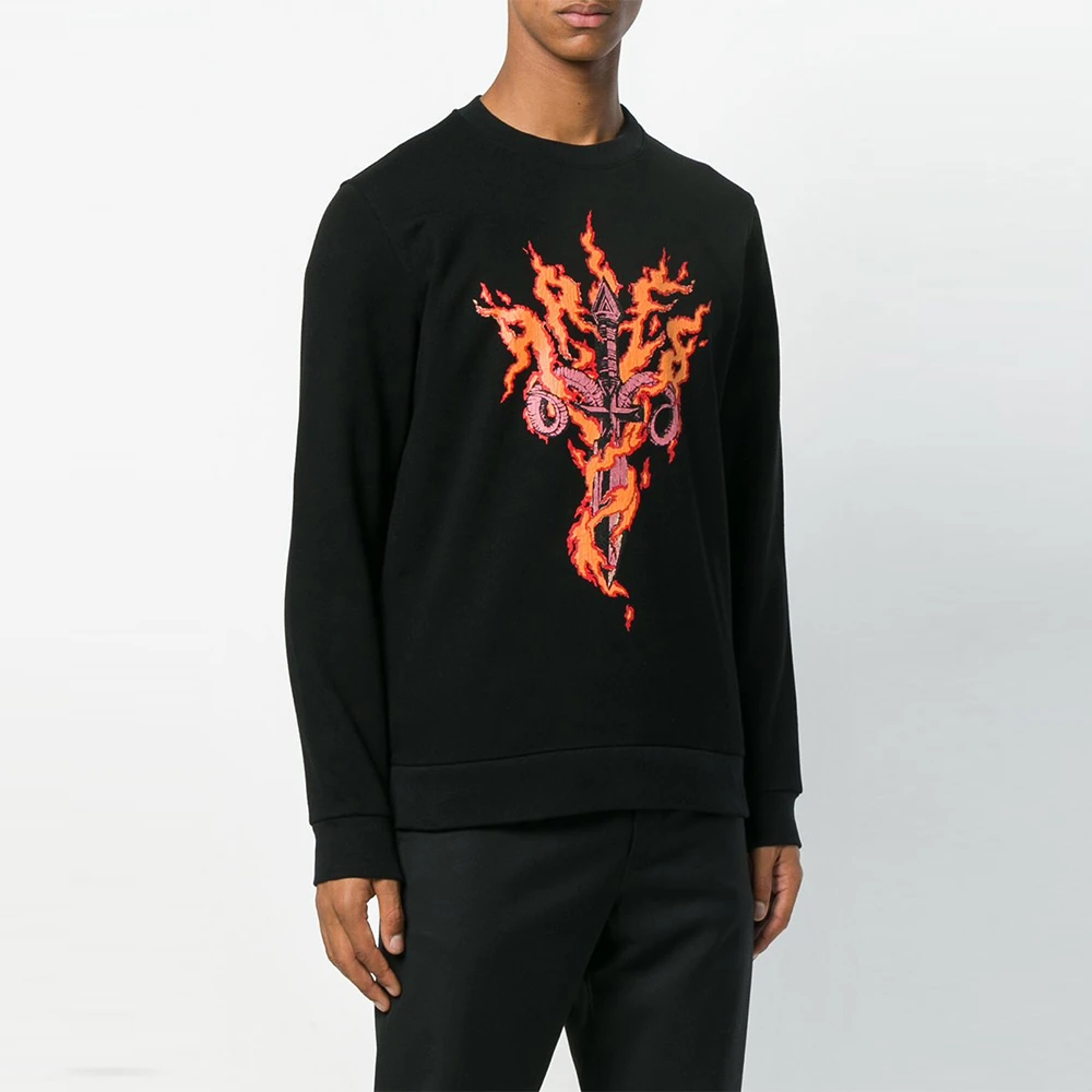 GIVENCHY 黑色男士卫衣/帽衫 BM70EL306C-001 商品